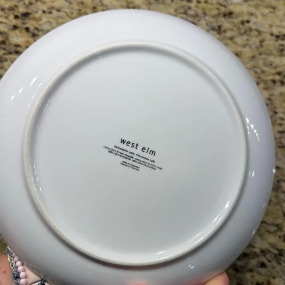 West Elm dinner plate spring time “mixed media” flower - Picture 2 of 2